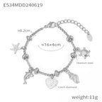 Liora Organic Stainless Steel Bracelet — Polished Steel — FOG-BR-0589-ST