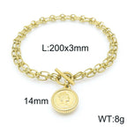 Arden Bold Stainless Steel Bracelet — 18K Gold PVD — FOG-BR-0001-GD
