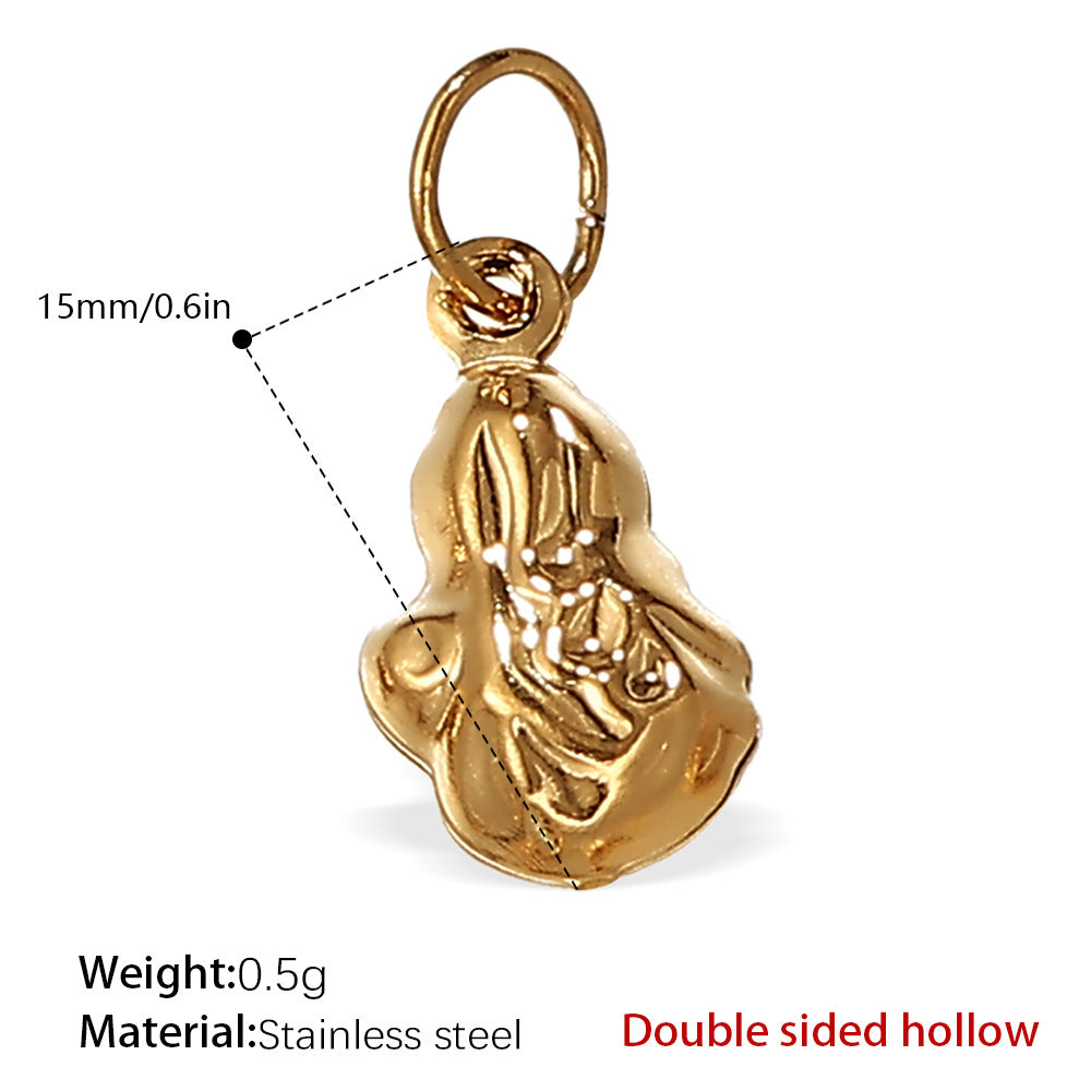 Mira Bold Stainless Steel Necklace — 18K Gold PVD — FOG-NK-0167-GD