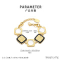 Liora Modern Stainless Steel Bracelet — 18K Gold PVD — FOG-BR-0112-GD
