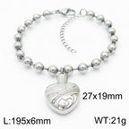 Aurelia Bold Stainless Steel Bracelet — Polished Steel — FOG-BR-0120-ST
