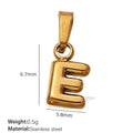 Vela Bold Stainless Steel Charm — 18K Gold PVD — FOG-CH-0221-GD