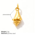 Vela Minimalist Stainless Steel Necklace — 18K Gold PVD — FOG-NK-0154-GD