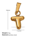 Maris Minimalist Stainless Steel Charm — 18K Gold PVD — FOG-CH-0236-GD