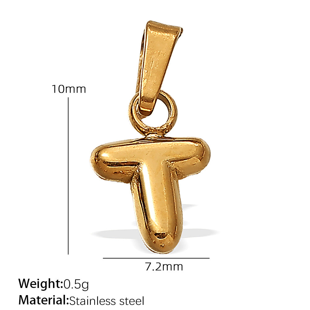Maris Minimalist Stainless Steel Charm — 18K Gold PVD — FOG-CH-0236-GD