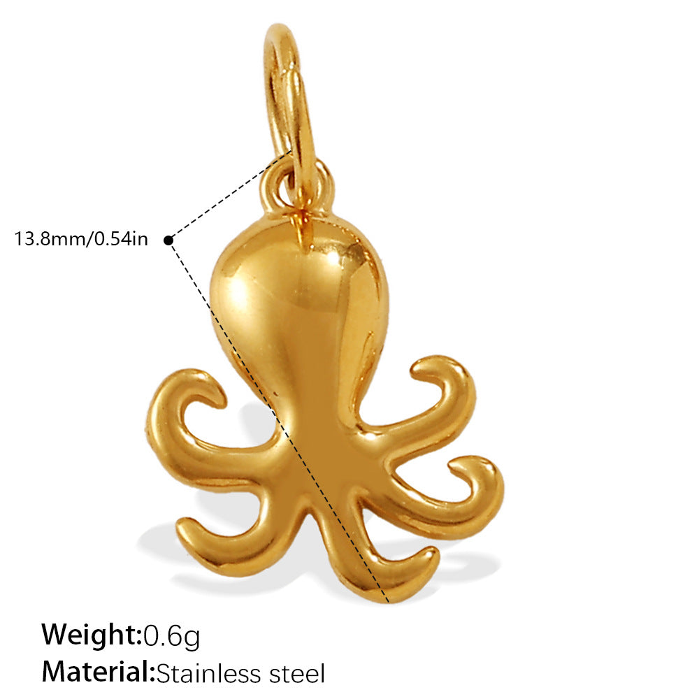 Nova Statement Stainless Steel Necklace — 18K Gold PVD — FOG-NK-0213-GD