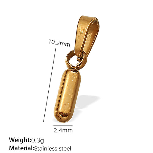 Arden Bold Stainless Steel Charm — 18K Gold PVD — FOG-CH-0225-GD
