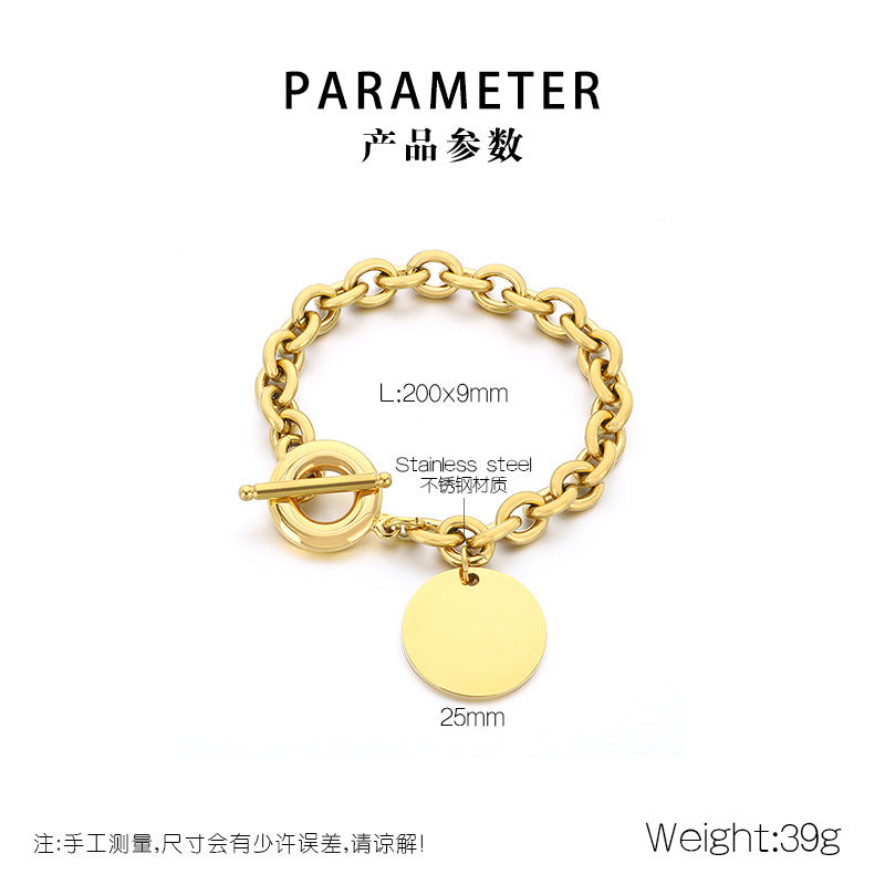 Aster Bold Stainless Steel Necklace — 18K Gold PVD — FOG-NK-0029-GD