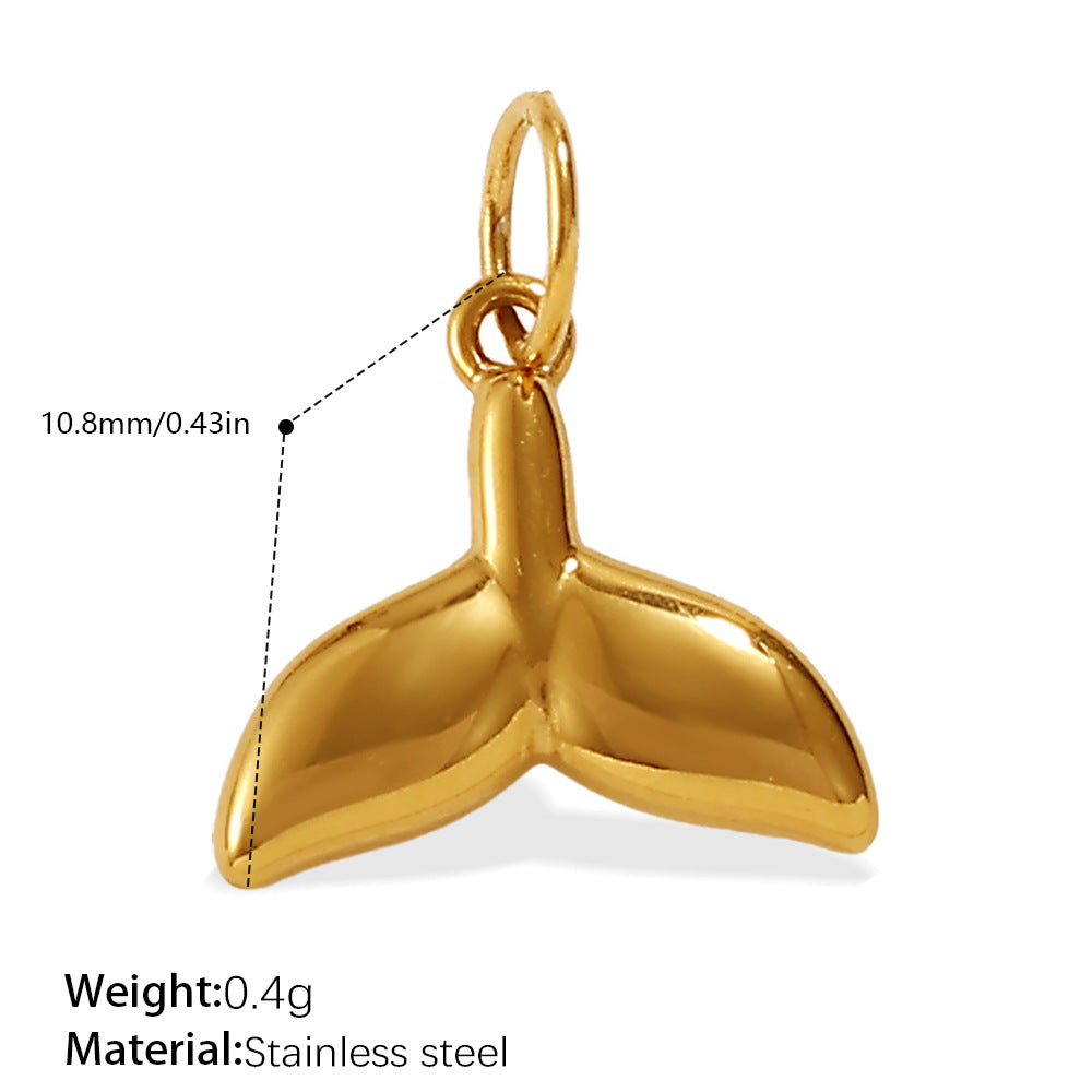 Arden Polished Stainless Steel Necklace — 18K Gold PVD — FOG-NK-0203-GD