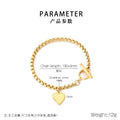 Luna Bold Stainless Steel Bracelet — 18K Gold PVD — FOG-BR-0023-GD