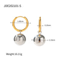 Iris Minimalist Stainless Steel Jewelry — 18K Gold PVD — FOG-OT-0371-GD