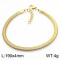 Iris Statement Stainless Steel Bracelet — 18K Gold PVD — FOG-BR-0090-GD