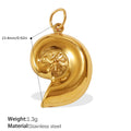 Aurelia Modern Stainless Steel Necklace — 18K Gold PVD — FOG-NK-0200-GD