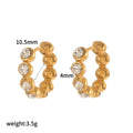 Nova Organic Stainless Steel Jewelry — 18K Gold PVD — FOG-OT-0328-GD