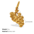 Vela Polished Stainless Steel Necklace — 18K Gold PVD — FOG-NK-0084-GD