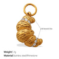 Liora Minimalist Stainless Steel Charm — 18K Gold PVD — FOG-CH-0060-GD