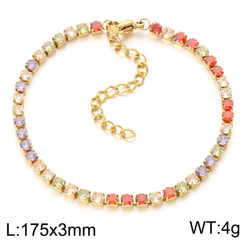Aurelia Organic Stainless Steel Bracelet — 18K Gold PVD — FOG-BR-0085-GD