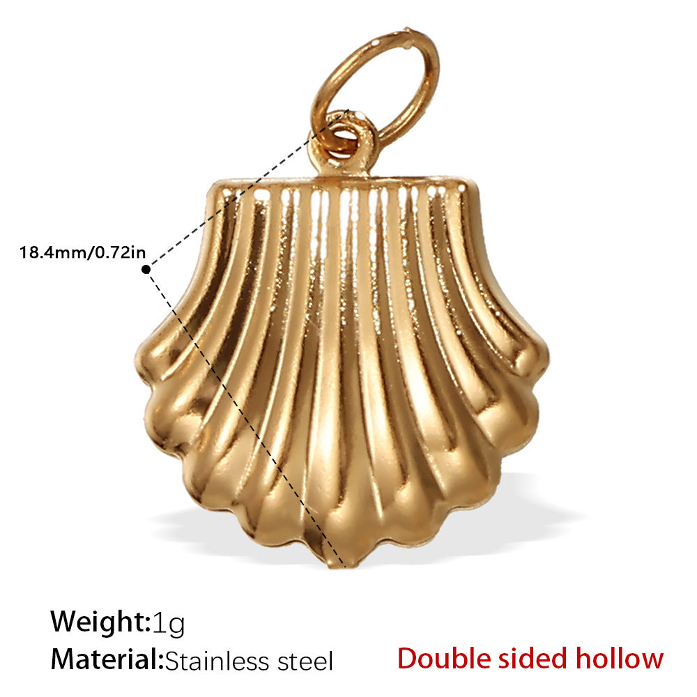 Mira Minimalist Stainless Steel Necklace — 18K Gold PVD — FOG-NK-0161-GD