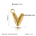 Mira Contemporary Stainless Steel Necklace — 18K Gold PVD — FOG-NK-0299-GD