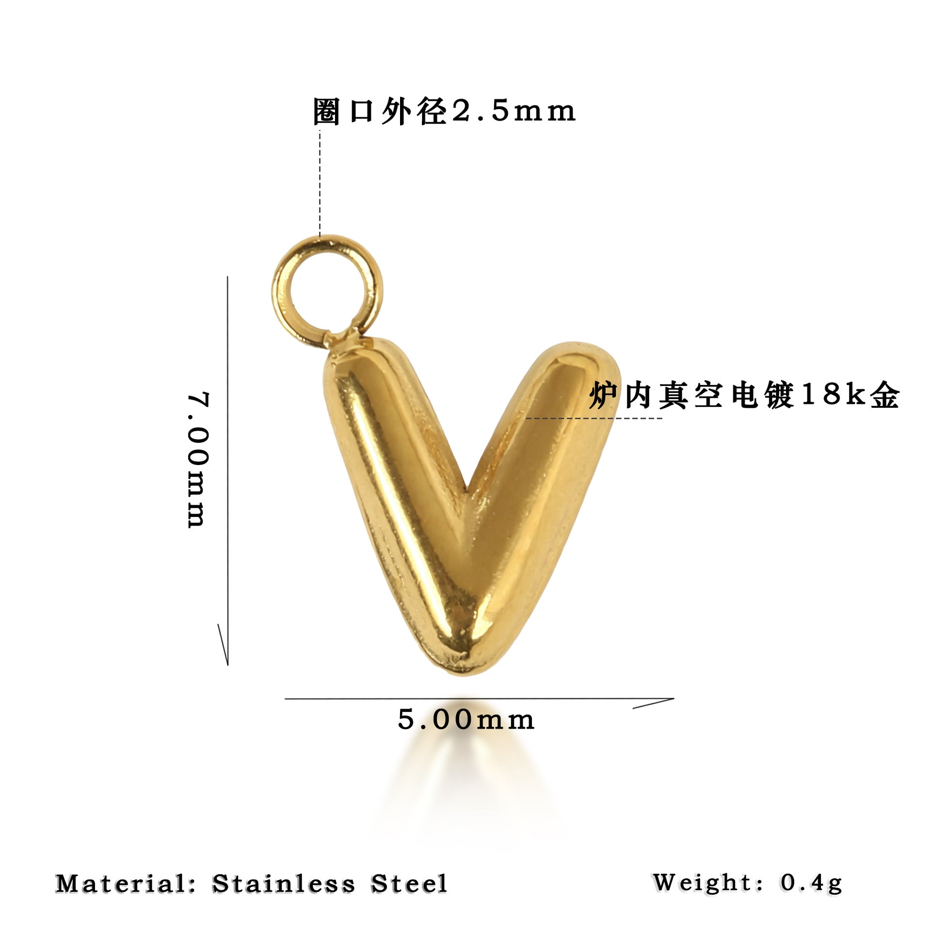 Mira Contemporary Stainless Steel Necklace — 18K Gold PVD — FOG-NK-0299-GD