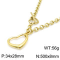 Celia Bold Stainless Steel Necklace — 18K Gold PVD — FOG-NK-0036-GD