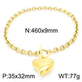 Mira Minimalist Stainless Steel Necklace — 18K Gold PVD — FOG-NK-0016-GD