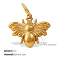 Celia Organic Stainless Steel Necklace — 18K Gold PVD — FOG-NK-0091-GD