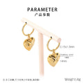 Cleo Minimalist Stainless Steel Earrings — 18K Gold PVD — FOG-ER-0148-GD