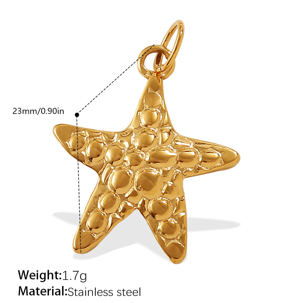 Aurelia Statement Stainless Steel Necklace — 18K Gold PVD — FOG-NK-0185-GD