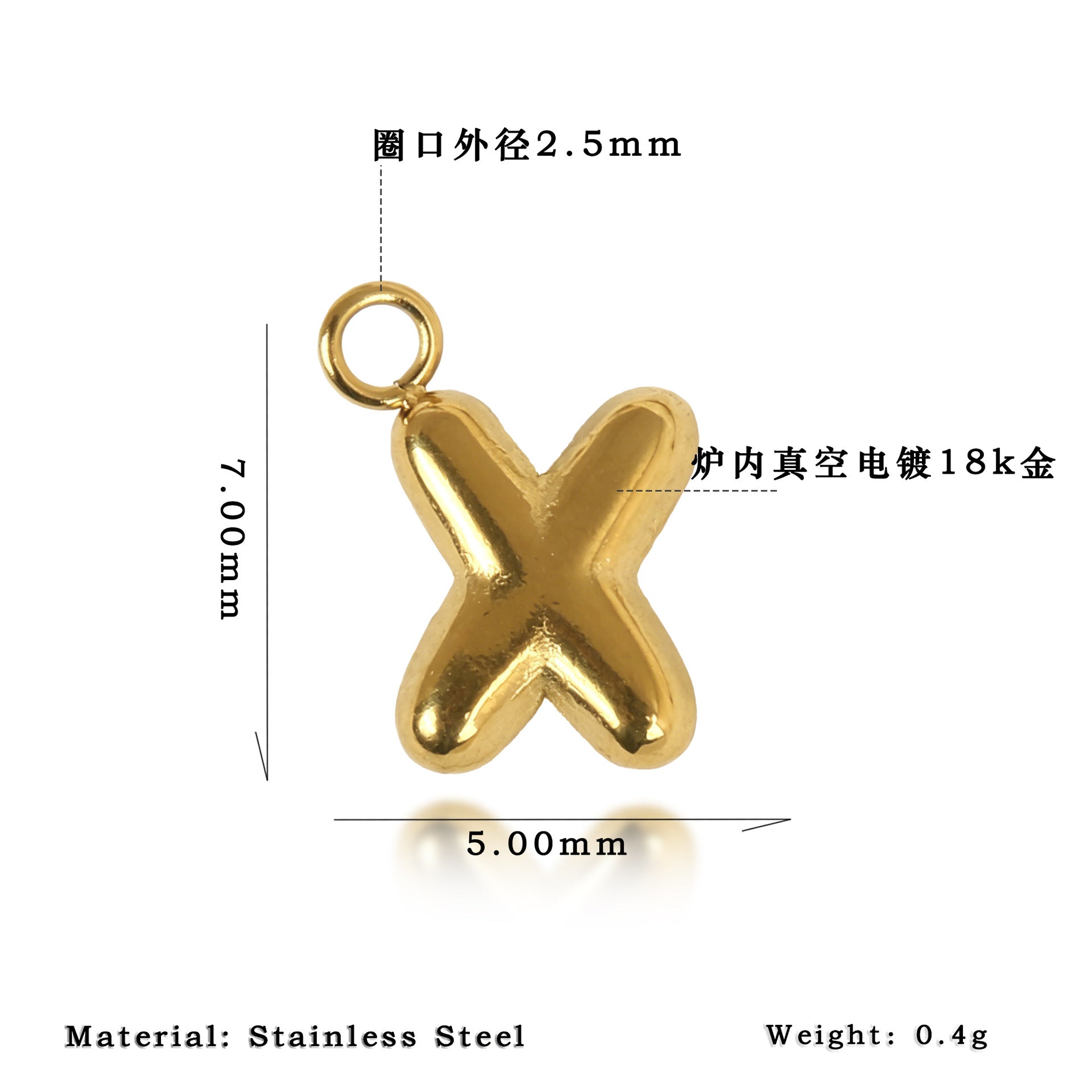 Mira Minimalist Stainless Steel Necklace — 18K Gold PVD — FOG-NK-0303-GD