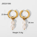 Aurelia Contemporary Stainless Steel Jewelry — 18K Gold PVD — FOG-OT-0372-GD