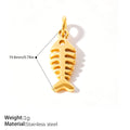 Mira Contemporary Stainless Steel Necklace — 18K Gold PVD — FOG-NK-0139-GD