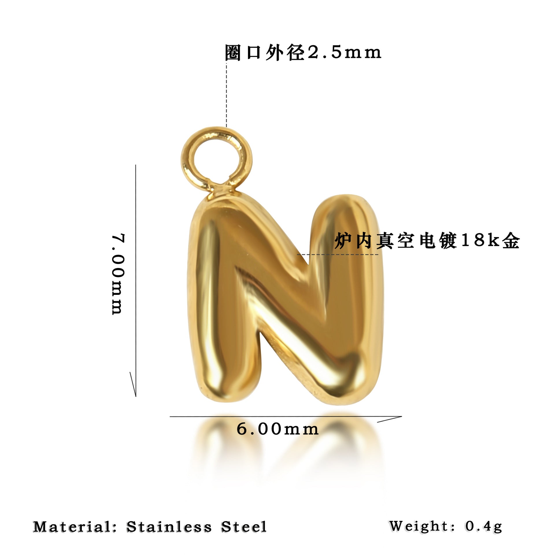 Mira Contemporary Stainless Steel Necklace — 18K Gold PVD — FOG-NK-0283-GD
