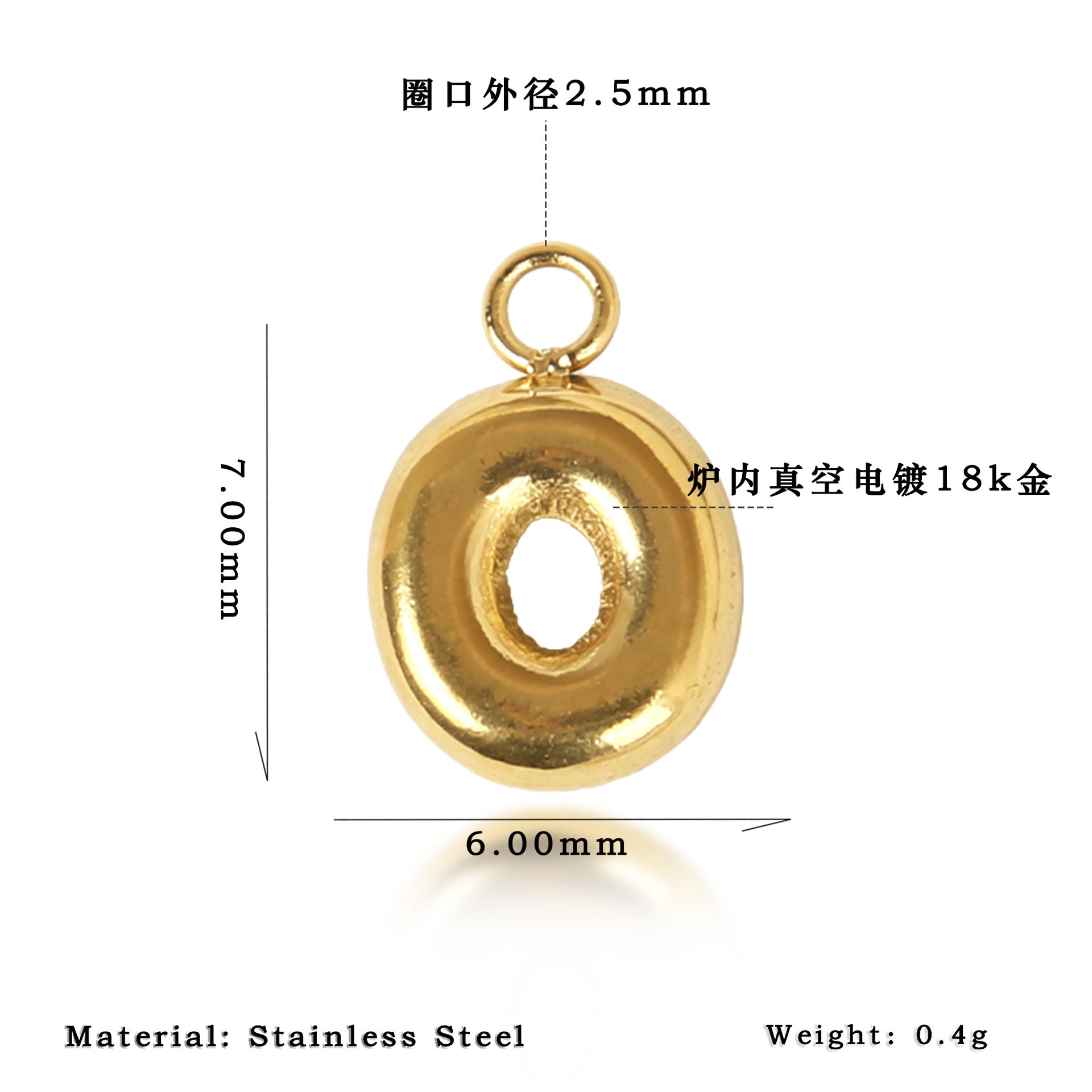 Mira Bold Stainless Steel Necklace — 18K Gold PVD — FOG-NK-0285-GD