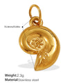 Aurelia Statement Stainless Steel Necklace — 18K Gold PVD — FOG-NK-0201-GD