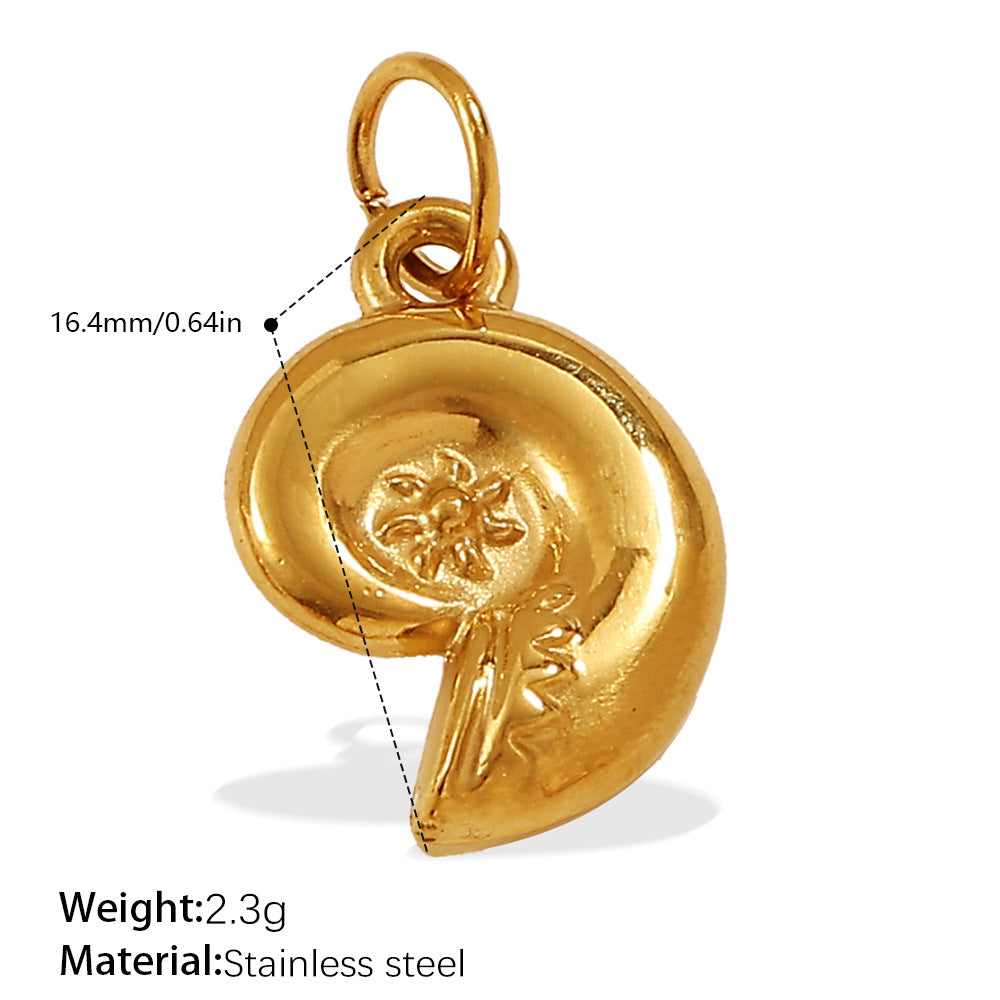 Aurelia Statement Stainless Steel Necklace — 18K Gold PVD — FOG-NK-0201-GD