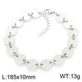 Liora Organic Stainless Steel Bracelet — Polished Steel — FOG-BR-0096-ST