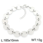 Liora Organic Stainless Steel Bracelet — Polished Steel — FOG-BR-0096-ST