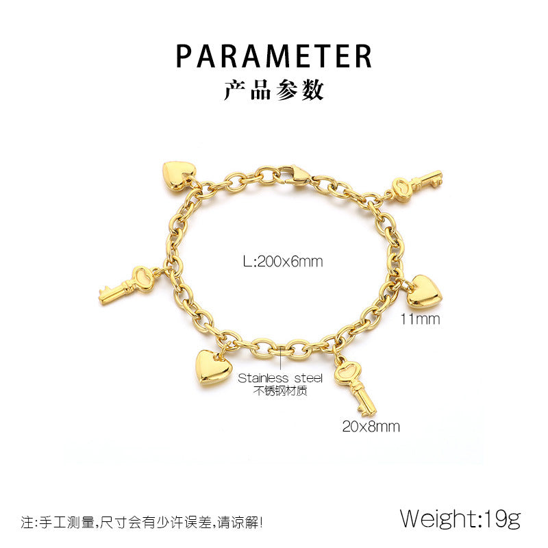 Arden Statement Stainless Steel Bracelet — 18K Gold PVD — FOG-BR-0110-GD