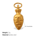 Nola Bold Stainless Steel Charm — 18K Gold PVD — FOG-CH-0048-GD