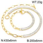 Mariner Link Stainless Steel Bracelet — 18K Gold PVD — FOG-BR-0005-GD