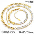 Mariner Link Stainless Steel Bracelet — 18K Gold PVD — FOG-BR-0066-GD