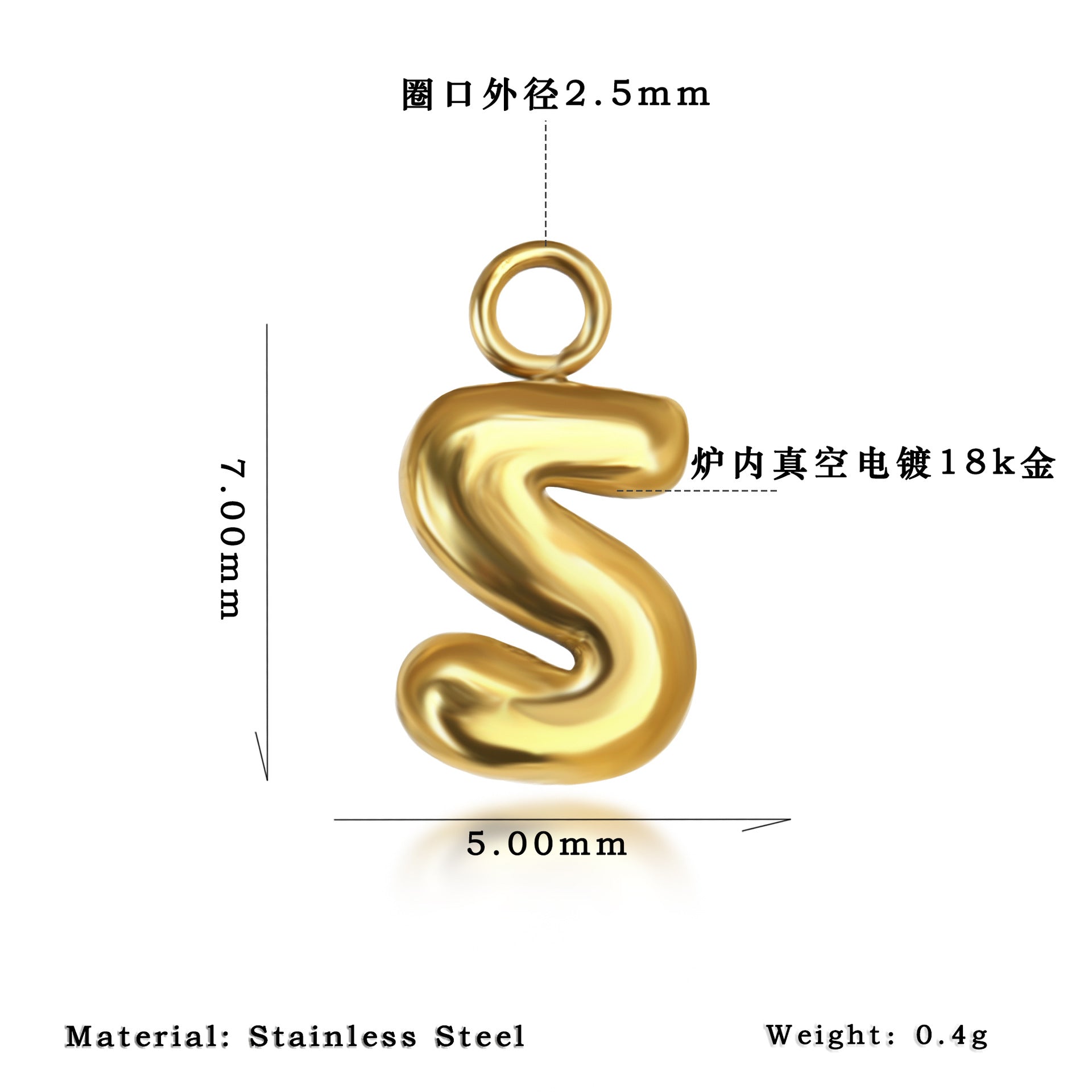 Mira Bold Stainless Steel Necklace — 18K Gold PVD — FOG-NK-0293-GD