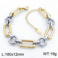 Liora Contemporary Stainless Steel Bracelet — 18K Gold PVD — FOG-BR-0079-GD