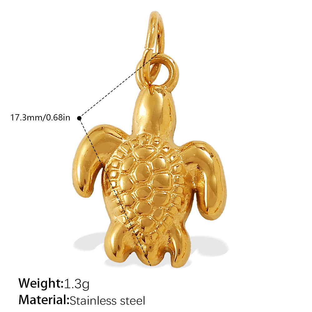 Vela Polished Stainless Steel Necklace — 18K Gold PVD — FOG-NK-0208-GD