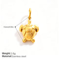 Nova Modern Stainless Steel Necklace — 18K Gold PVD — FOG-NK-0156-GD