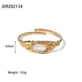 Celia Minimalist Stainless Steel Ring — 18K Gold PVD — FOG-RG-0003-GD